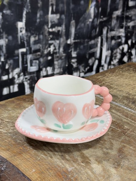 كوب وردة بطيخي