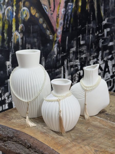 فازة ابيض لولو