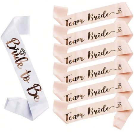 اوشحة Bride و Team Bride
